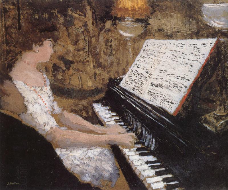 Edouard Vuillard Piano lady China oil painting art